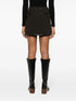 high-waisted virgin-wool skirt